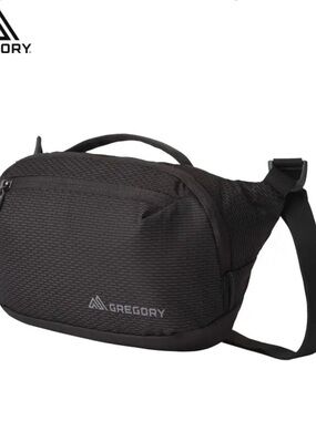 NWT Gregory Nano 3L Shoulder Bag Optic Black Crossbody Sling